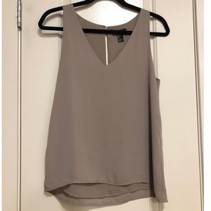 Flowy Taupe Tank